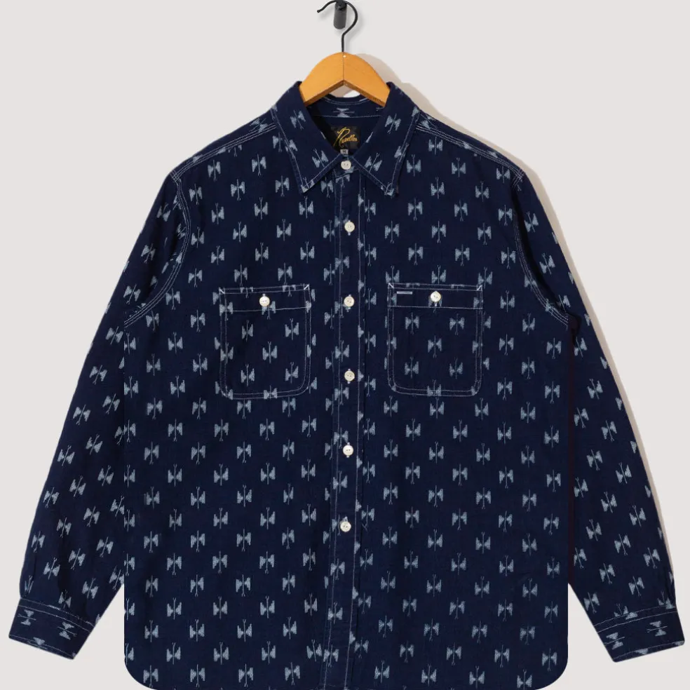 Work Shirt Indigo Kasuri - Papillon