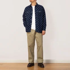 Work Shirt Indigo Kasuri - Papillon