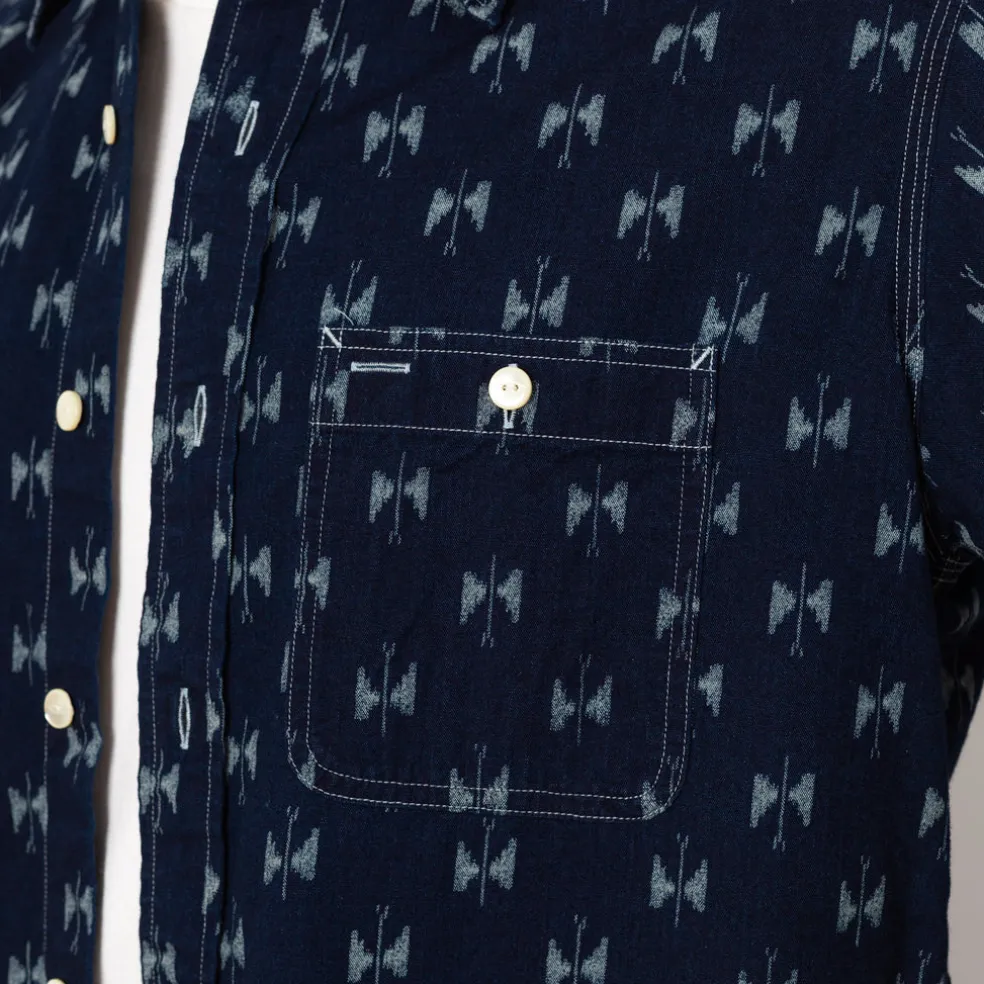 Work Shirt Indigo Kasuri - Papillon
