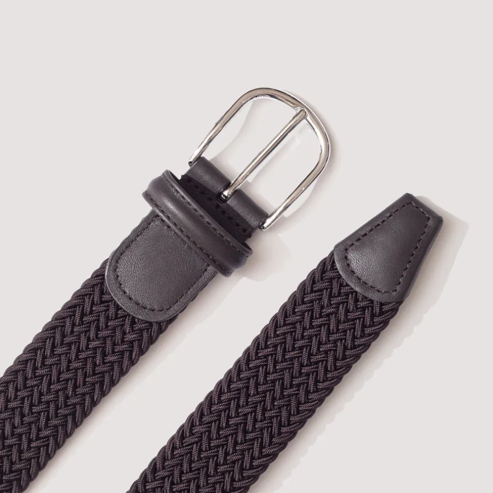 Woven Belt - Dark Brown