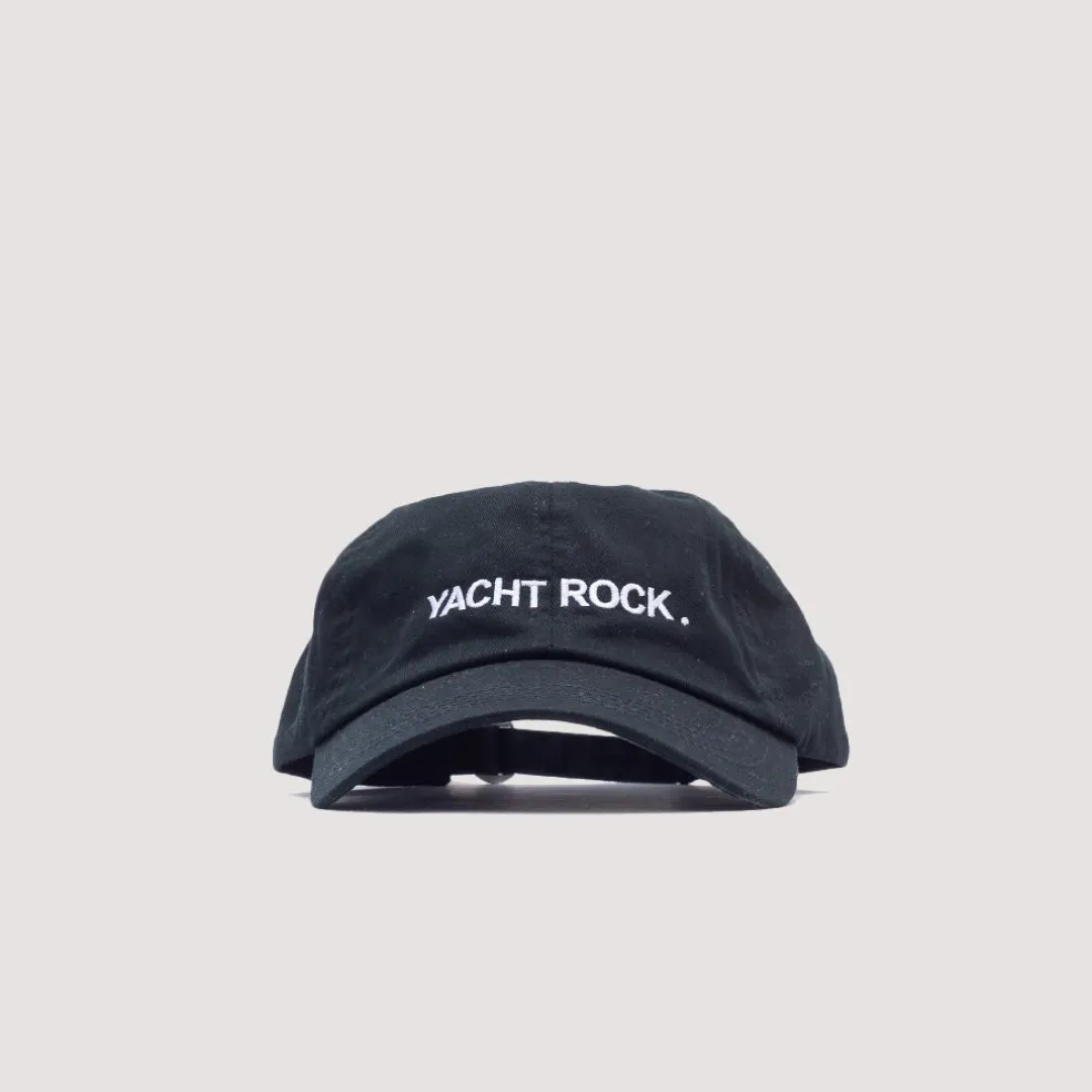 Yacht Rock Embroidered Cap - Black