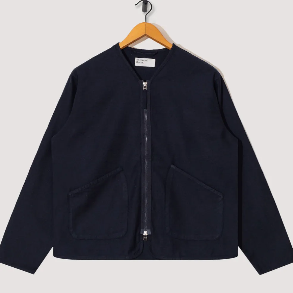 Zip Liner Jacket - Navy