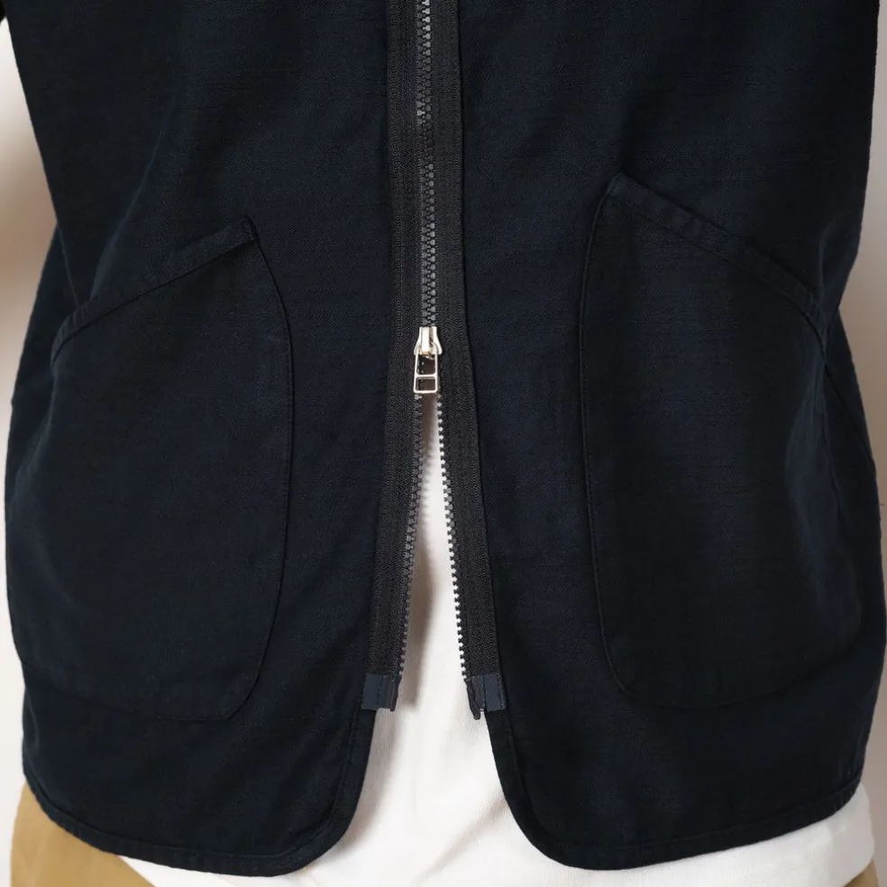 Zip Liner Jacket - Navy
