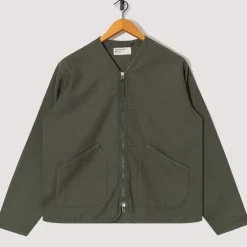 Zip Liner Jacket - Olive