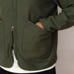 Zip Liner Jacket - Olive