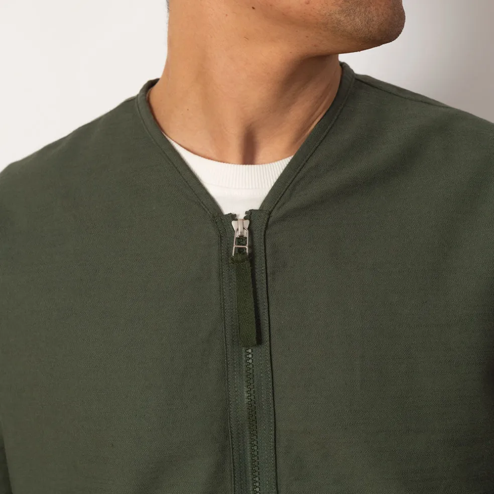 Zip Liner Jacket - Olive
