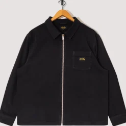 Zip Shirt - Washed Black Duck