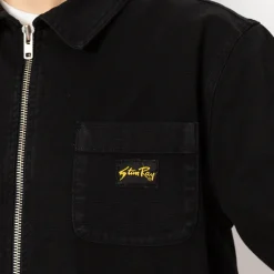 Zip Shirt - Washed Black Duck