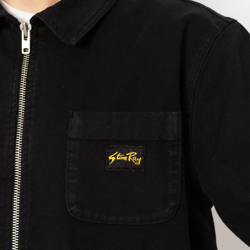 Zip Shirt - Washed Black Duck