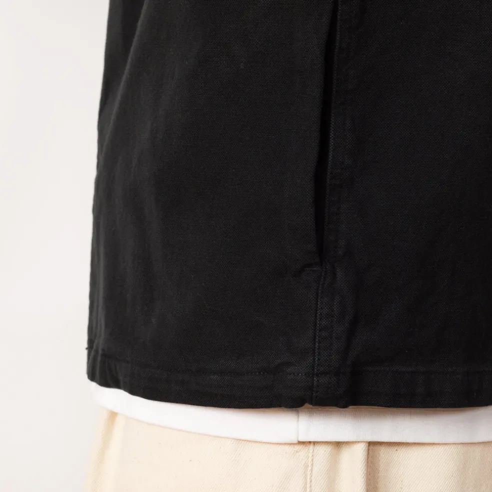Zip Shirt - Washed Black Duck