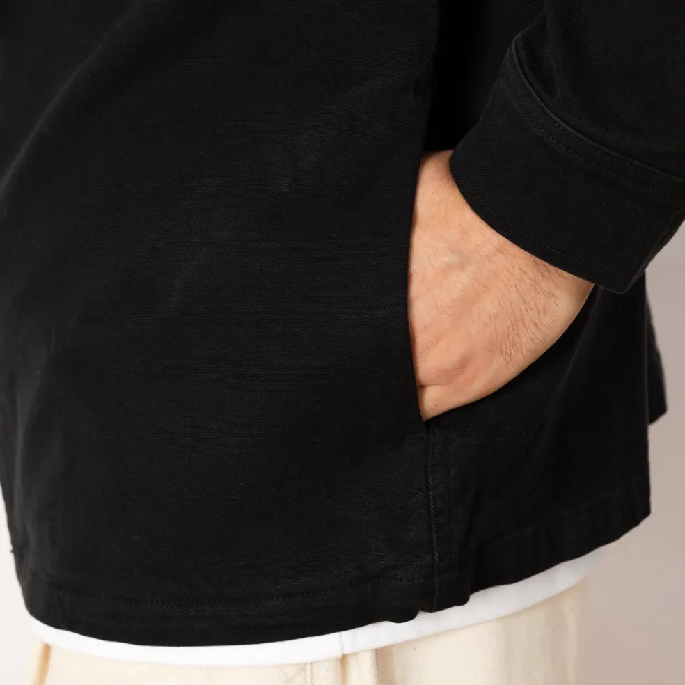 Zip Shirt - Washed Black Duck